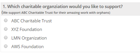 leading question - survey design mistake