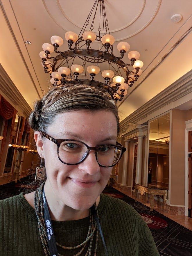 MK crown chandelier