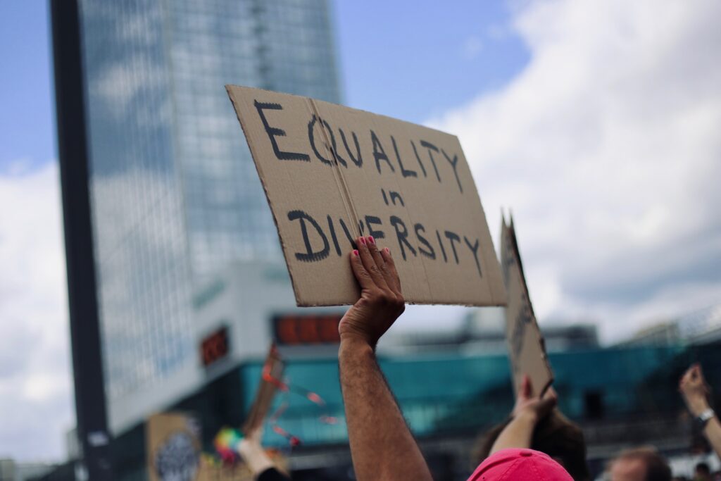dei recognition sign for equality