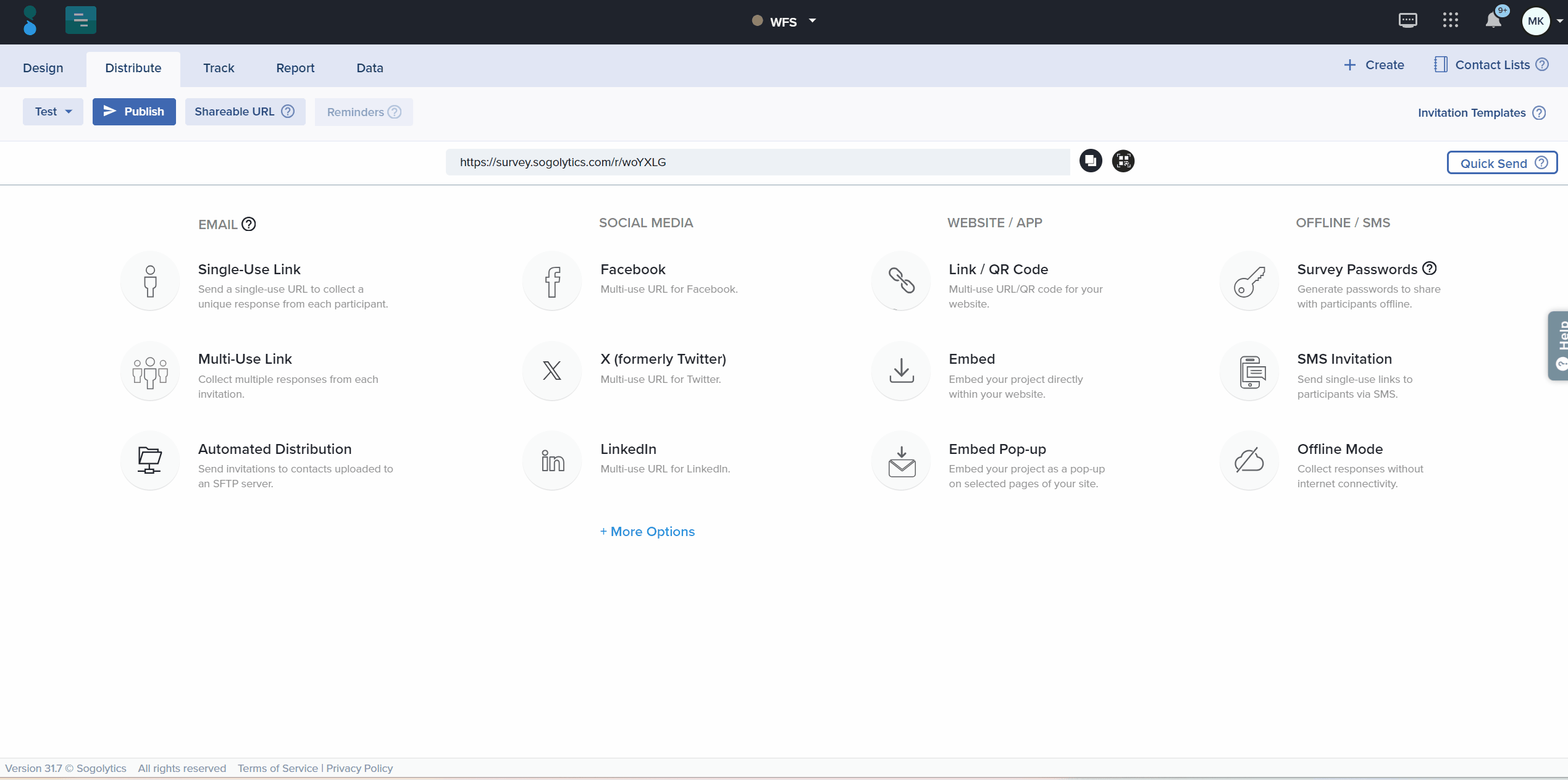 Website Feedback Survey flow update